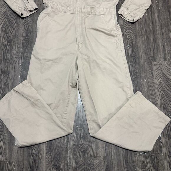 WALLS FR COVERALLS Flame Resistant Work Wear Zippers 40 Tall Chesapeake - Picture 4 of 9